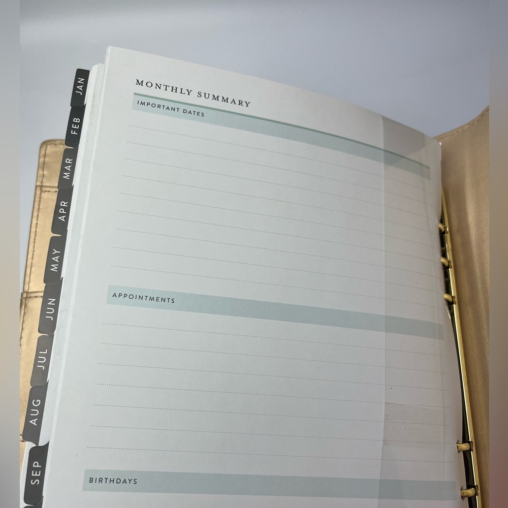 Recollections Gold Planner New with tag - Picture 10 of 12